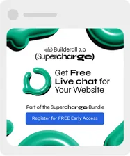 Social post: “Get Free Live chat for Your Website”, with early access