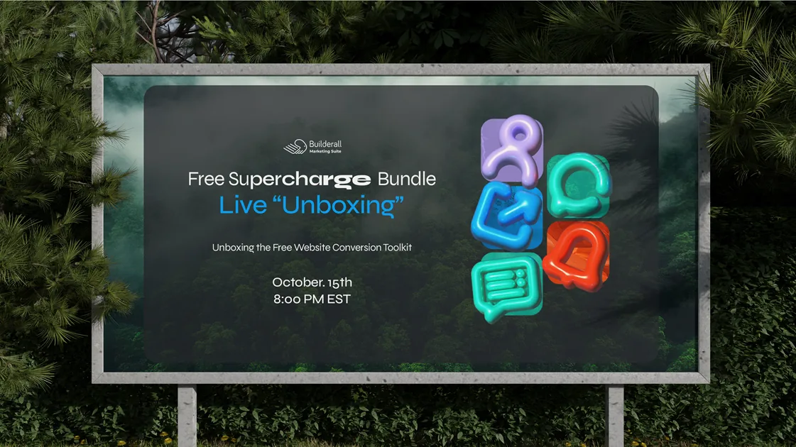 Forest billboard: Free Supercharge Bundle Live “Unboxing”, October 15th