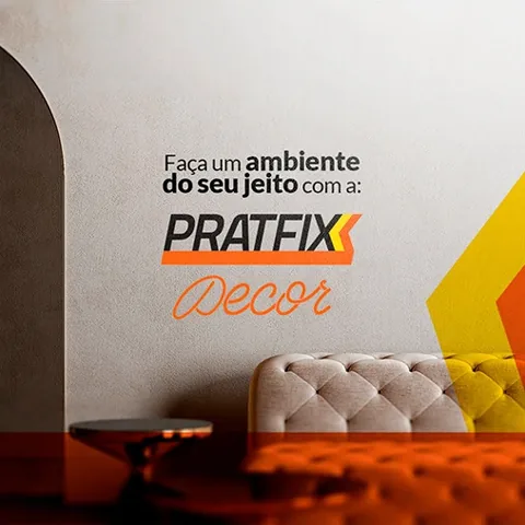 Pratfix Decor post “Faça um ambiente do seu jeito”: tufted sofa by a concrete wall